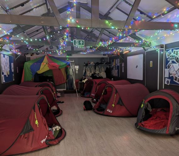 Beaver Scouts sleepover